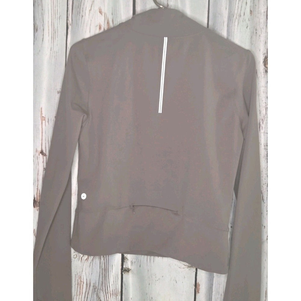 Women's‎ New 90 Degree By Reflex Full Zip Fitted Jacket Size M Activewear Gray